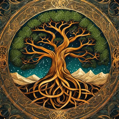 Illustration Of Yggdrasil