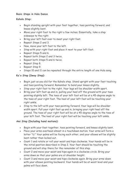 Image result for Basic Hula Lesson