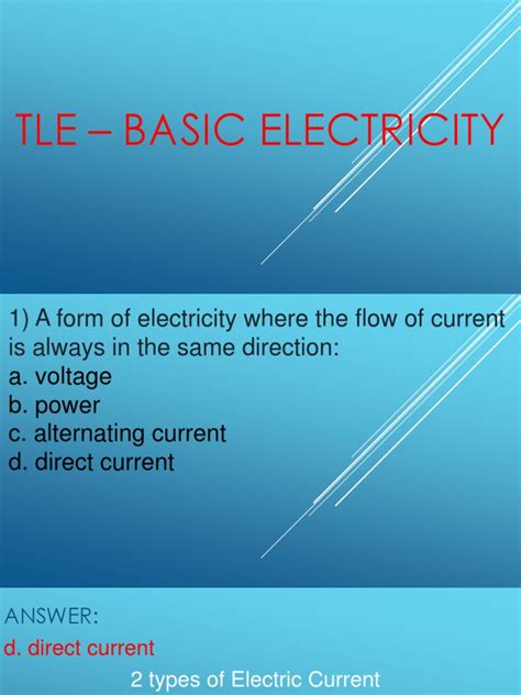 Basic Electrical Questions and Answers 的图像结果