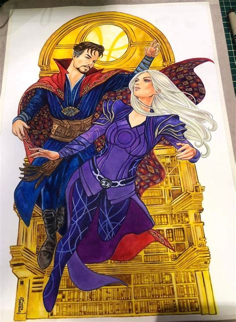 Clea and Doctor Strange commission by Kinho Anderson : r/Clea