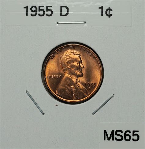 1955 D Lincoln Wheat Cent - For Sale, Buy Now Online - Item #555794