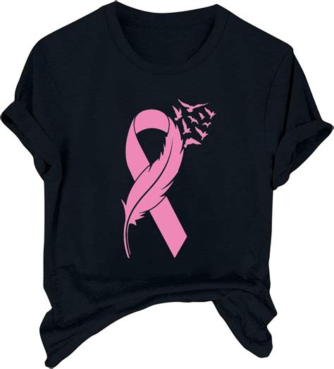 Breast Cancer Awareness Shirts Women Plus Size Breast Cancer Shirt ...