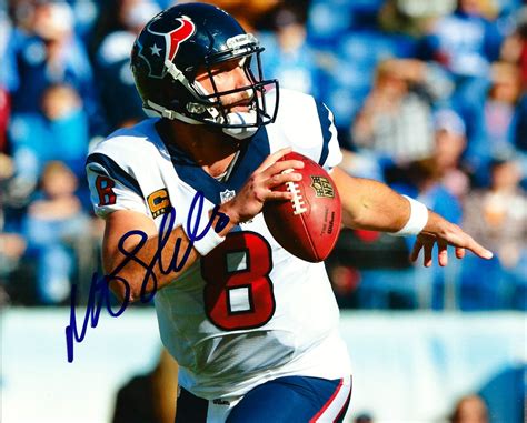 Autographed MATT SCHAUB 8X10 Houston Texans photo - Main Line Autographs