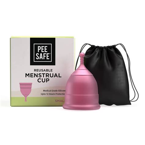 Pee Safe Menstrual Cups For Women | Small Size With Pouch | Odour ...