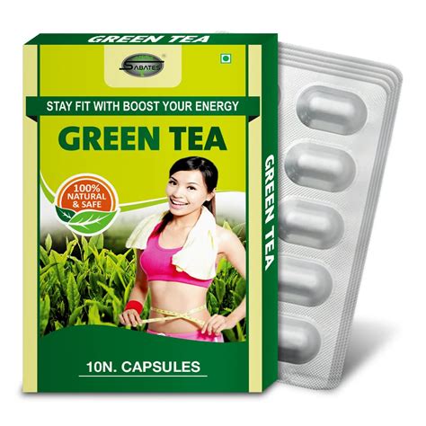 Green Tea Natural Vitamin Supplement For Burns Extra Fat Without Diet ...