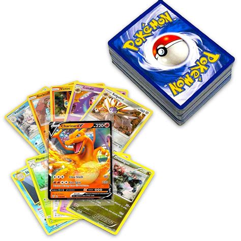 Pokémon 50+ Official Pokemon Cards Binder Collection With 5 Foils In ...