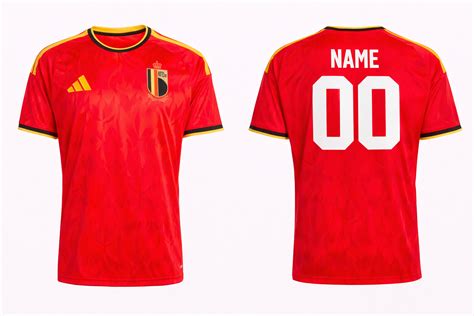 JerseyJuntion Customized Belgium 2026 Home Jersey – Men’s Fan Replica ...