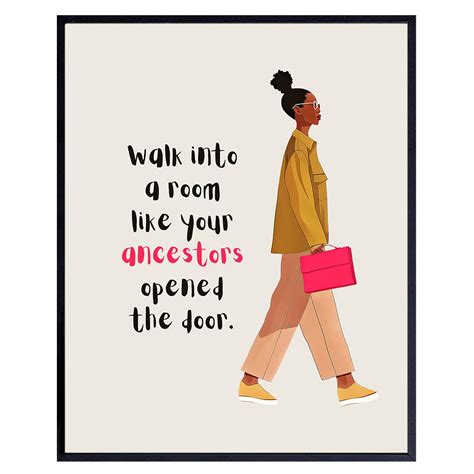 YELLOWBIRD ART & DESIGN African American Womens Office Decor - Black ...