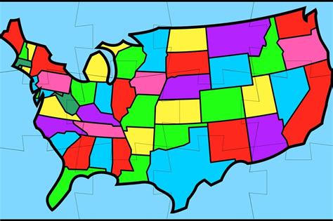 United States of America Map Quiz 的图像结果