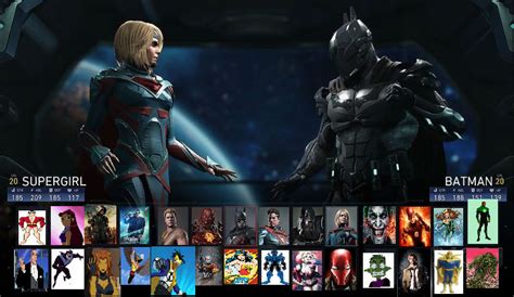 Injustice 2 roster wishlist by shinymewtwovsjason on DeviantArt
