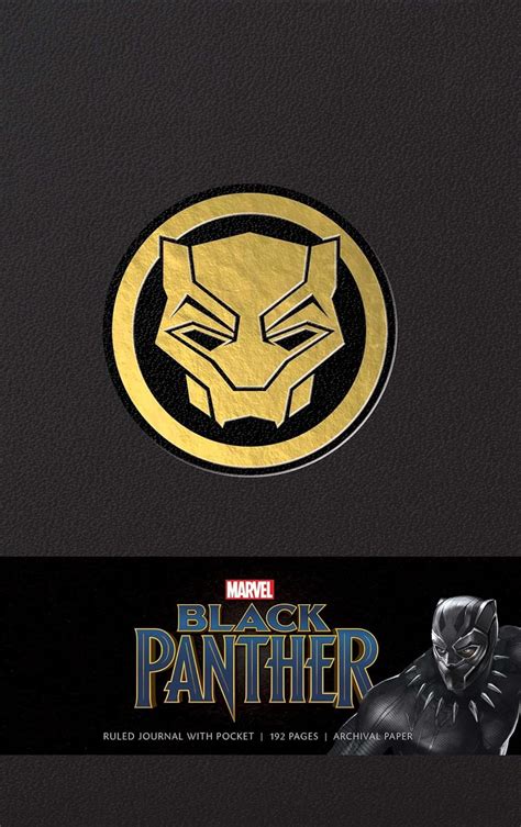Buy Marvel's Black Panther Hardcover Ruled Journal Book Online at Low ...