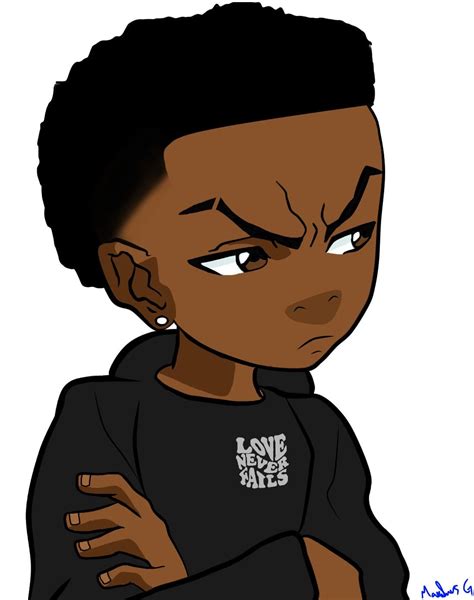 custom boondocks pfp | Swag cartoon, Cartoon profile pictures, Cartoon