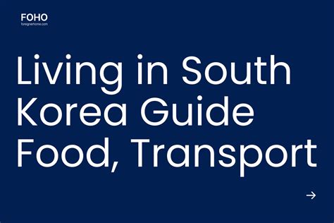 Living in South Korea Guide (2025): Housing, Transport, Food, and E...