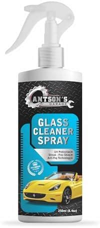 Antson Car Glass Cleaner, 250ml | Remove Stains, Filmy Residues, Grime ...