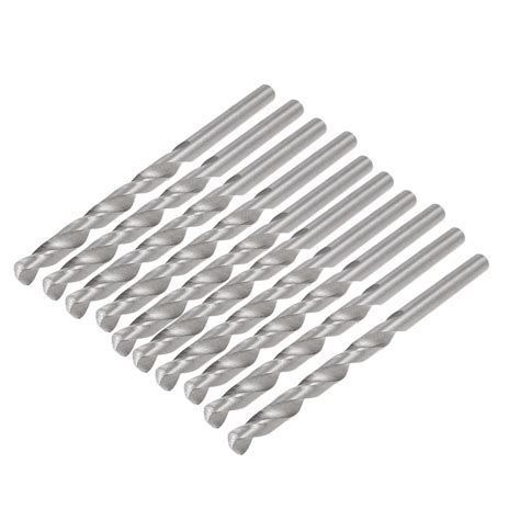 Straight Shank 4.2mm Diameter HSS Twist Drill Drilling Hole Bits 10 Pcs ...