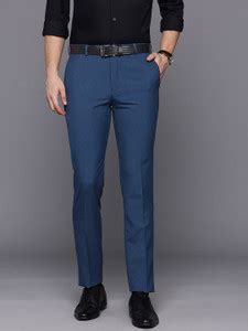 Raymond Slim Fit Men Dark Blue Trousers - Buy Raymond Slim Fit Men Dark ...