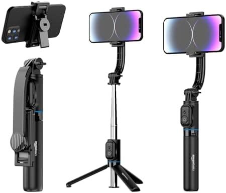 Amazon Basics Bluetooth Extendable Selfie Sticks with Wireless Remote ...
