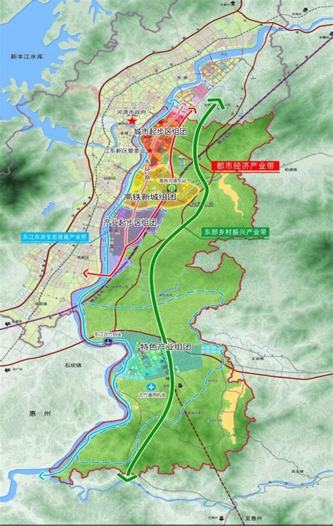 河源城市最新规划图,河源市区2030规划图,河源东源县城并入市区(第2页)_大山谷图库