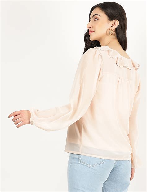 Buy Embroidered V-Neck Top at Marks & Spencer