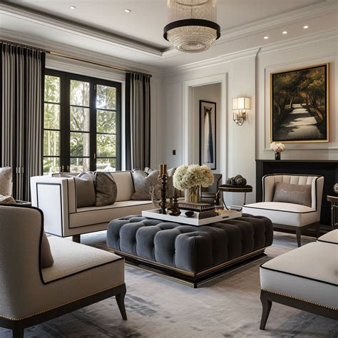 Transitional Interior Design for Luxury Living Rooms