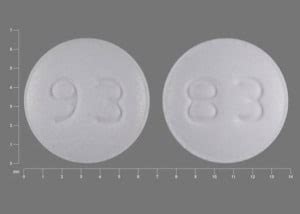 Pill Finder: 93 83 White Round - Medicine.com