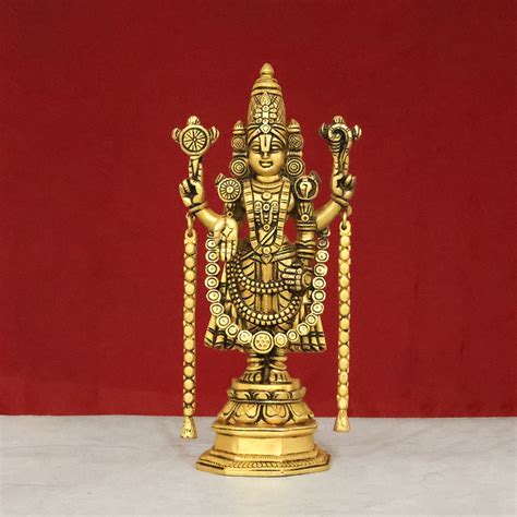10.75" Brass Balaji Idol – Sripuram Store