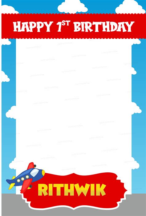 Aeroplane Theme Photobooth | Personalized Party Supplies India Online