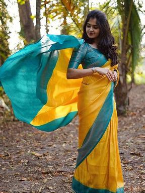Gold Foil Yellow Silk Saree With Zari Woven Work