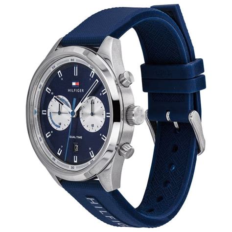 Tommy Hilfiger Men Bennett Round Blue Watches