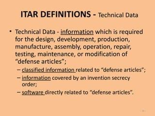 Image result for ITAR Export Control