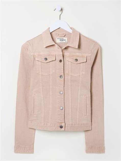 Tasha Light Pink Denim Jacket | FatFace