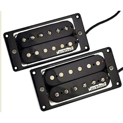 Buy Wilkinson Premium WHHB AlNiCo V Humbucker Pickup NeckBridge Set ...