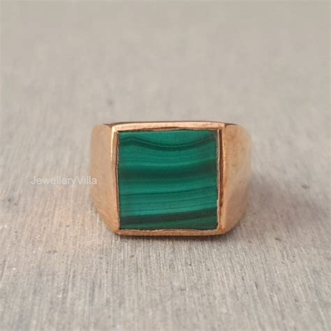 Buy Malachite Ring Online In India - Etsy India