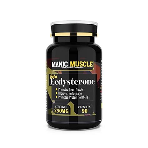 Buy Manic Muscle Labs Beta Ecdysterone Capsules Supplement Extract ...