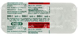 Dio 1 10 Mg Tablet 10 - Uses, Side Effects, Dosage, Price | Truemeds