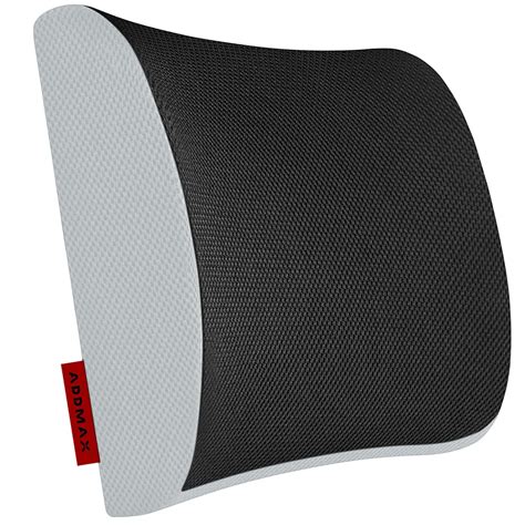 ADDMAX Orthopedic Back Rest Memory Foam Cushion Back Rest Support ...