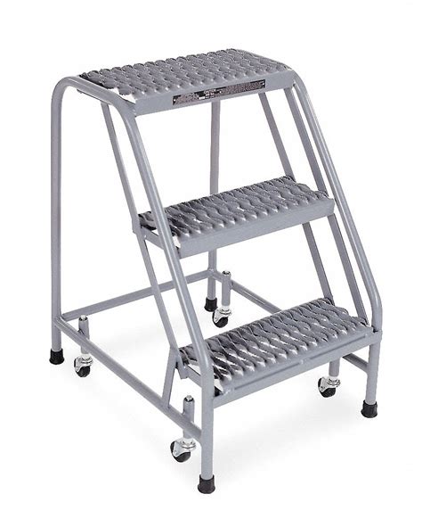 COTTERMAN, 2.5 ft Overall Ht, 450 lb Load Cap, Step Stool - 4XM26 ...