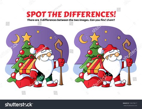 Waiting for Santa! Can you spot the difference? - Brainly.in