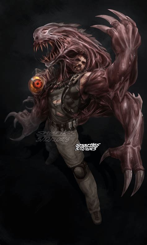 G-Virus Chris I was experimenting with : r/residentevil