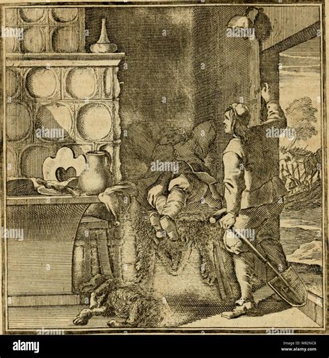 A 17th-century work in German detailing 100 satirical engravings ...