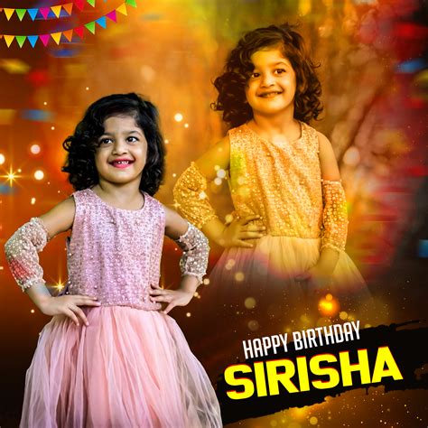 Kids Birthday Free Poster Editing Free PSD | Free Kids Birthday Editing ...