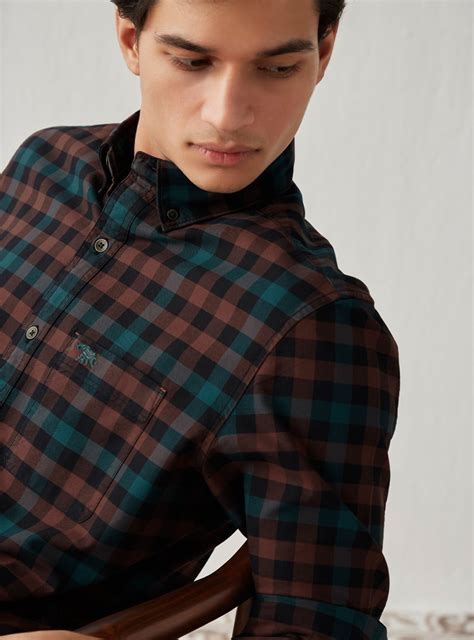 Andamen Nordic Terracotta Check Shirt
