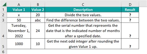 Image result for Excel Value Error