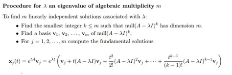 Image result for Exponential of Matrix for Complex Eigenvalues
