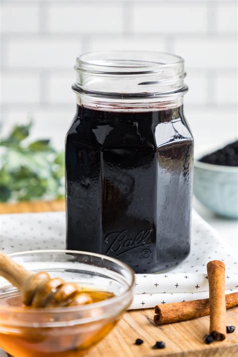 How to make elderberry cough syrup - Feast and Farm