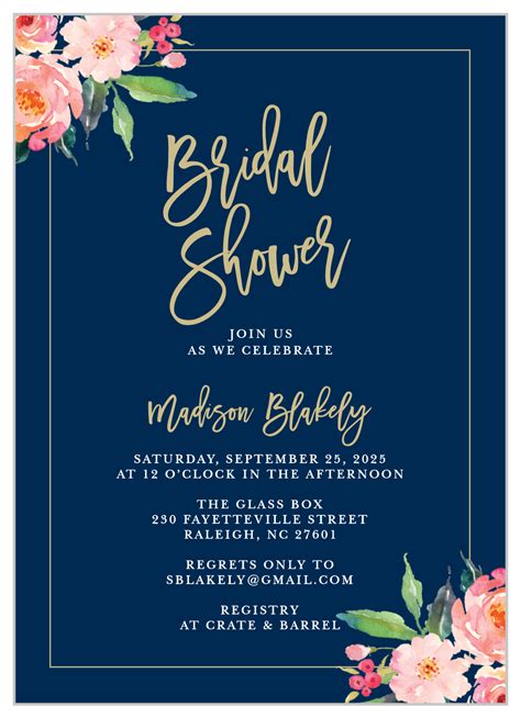 Wedding shower invitation etiquette 60 photos - Astyledwedding.com
