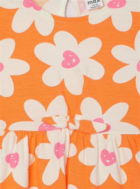 Buy Girls Printed Fit and Flare Dress Online at just Rs. 269.0 ...