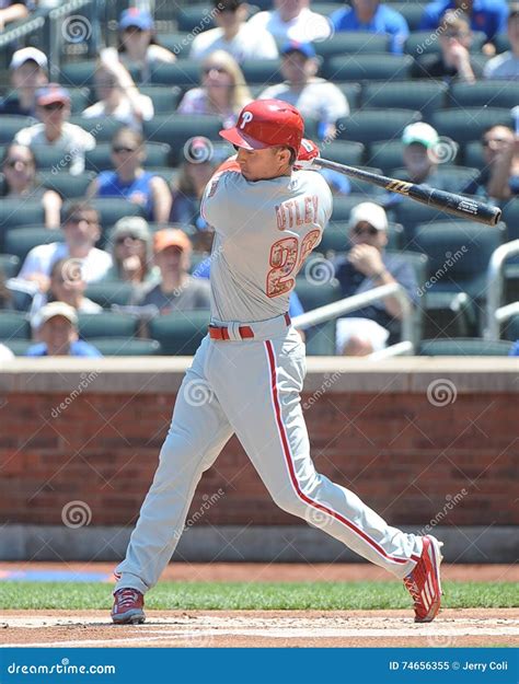 Chase Utley editorial image. Image of league, color, slide - 74656355