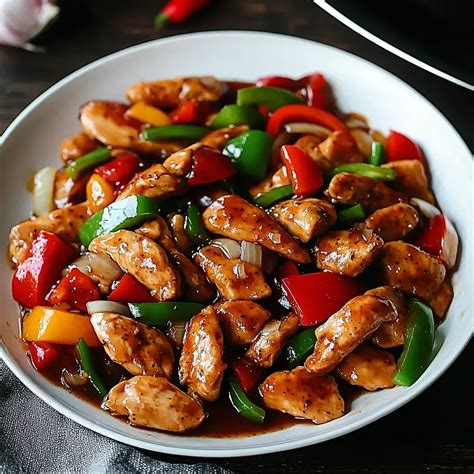 Easy Chinese Black Pepper Chicken Stir Fry - My Homemade Recipe