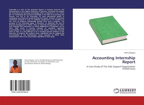 Accounting Internship Report: A Case Study of The Aids Support ...